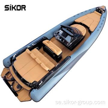 Sikor drop frakt 520 cm längd revben båt i lager hög kvalitet rib båt populär utomhus vattentid rib båt